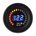 Blue LED Digital Display DC 12V Car Boat Gauge Auto Voltmeter Battery Monitor